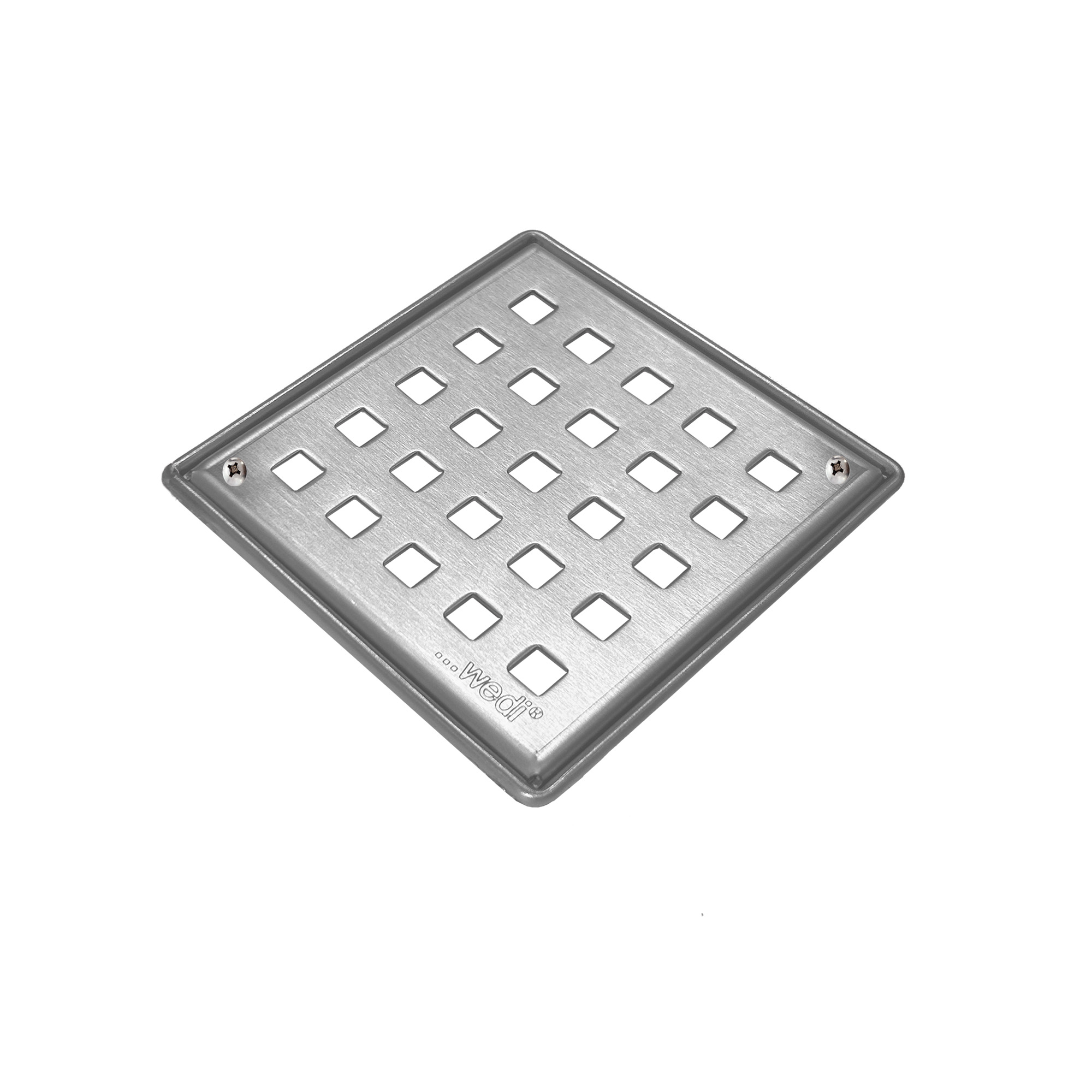 Drain Grate S-DRY DCSS Commercial Brushed/Buffed Stainless Steel 3-3/4" x 3-3/4"
