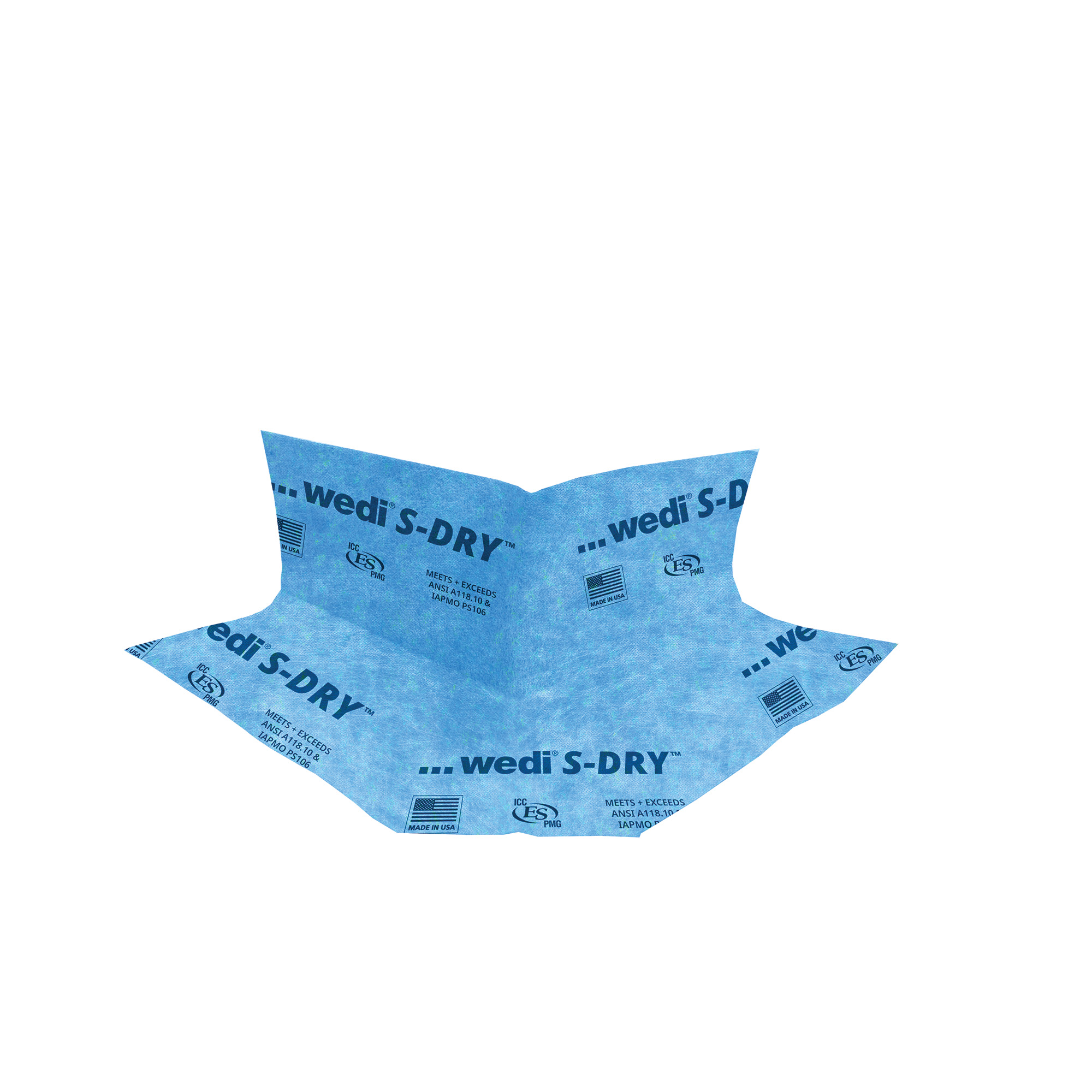Preformed Waterproofing Corner S-DRY Outside Corner 90° (Pack of 2)