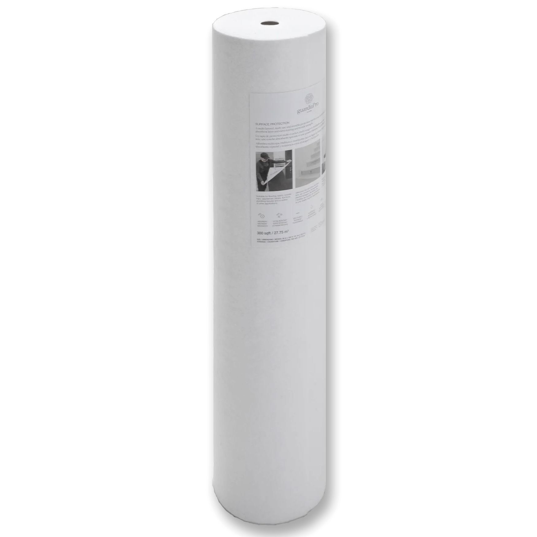Surface Protection Guardia Pro White 36" x 100' - 1 mm (300 sqft)