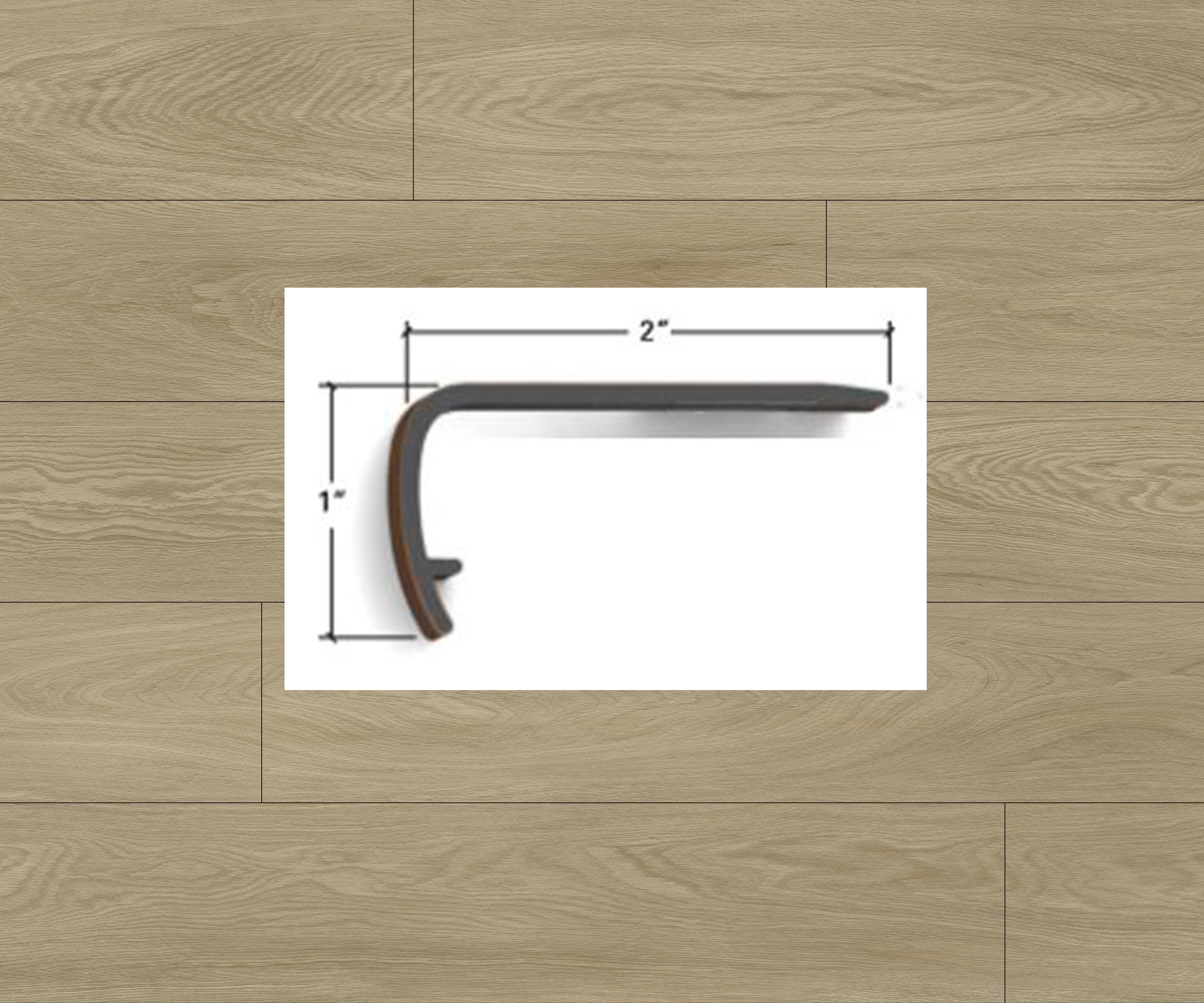 Vinyl Breeze Stair Nose 96"