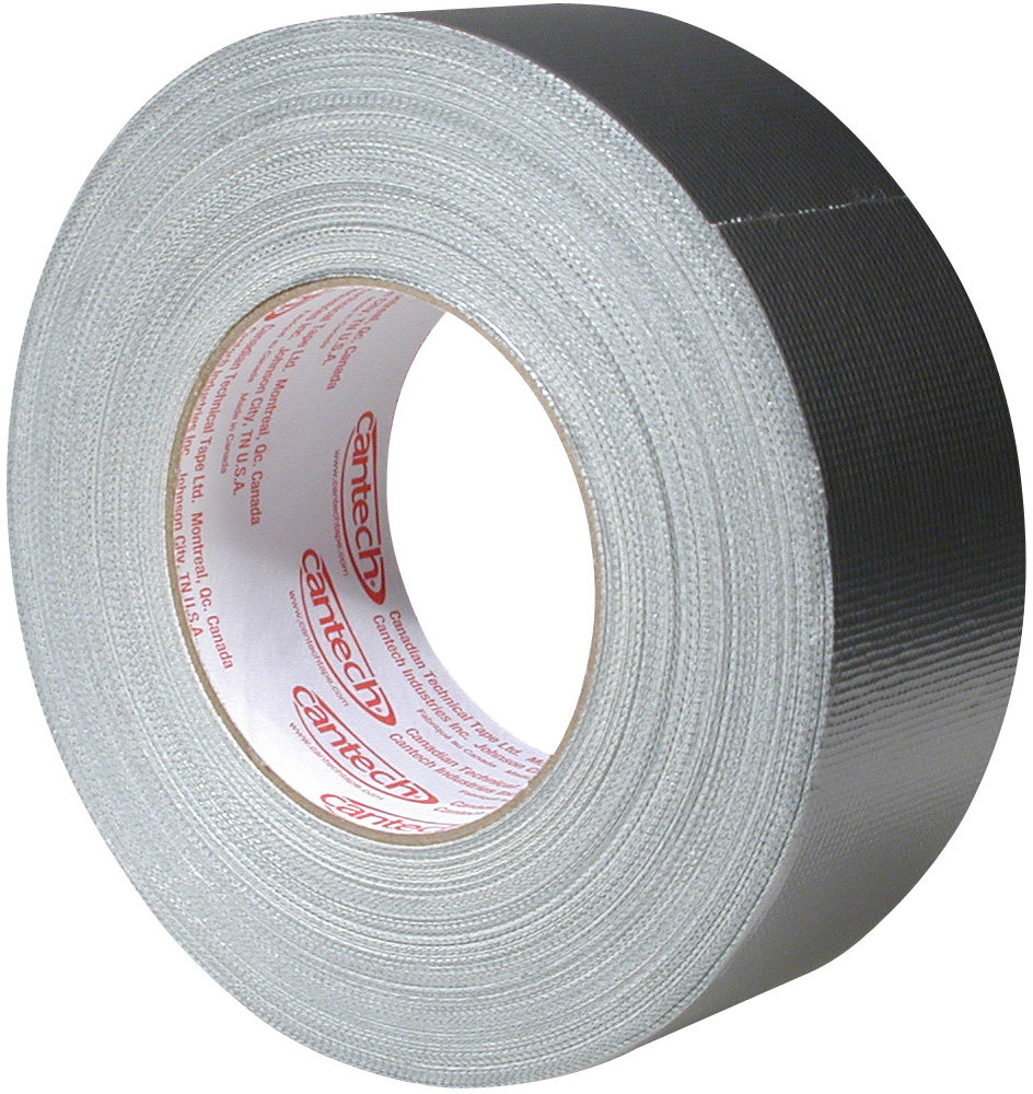 General Purpose Poly Coated Duct Tape Gray 8.5 mm x 2" x 55 m
