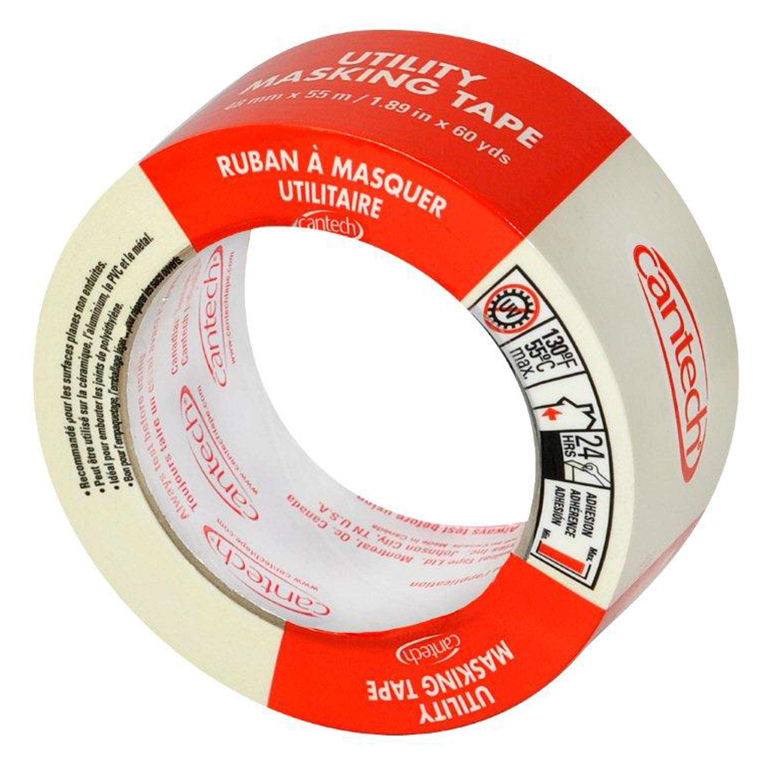 Ruban à masquer utilitaire 48 mm x 55 m