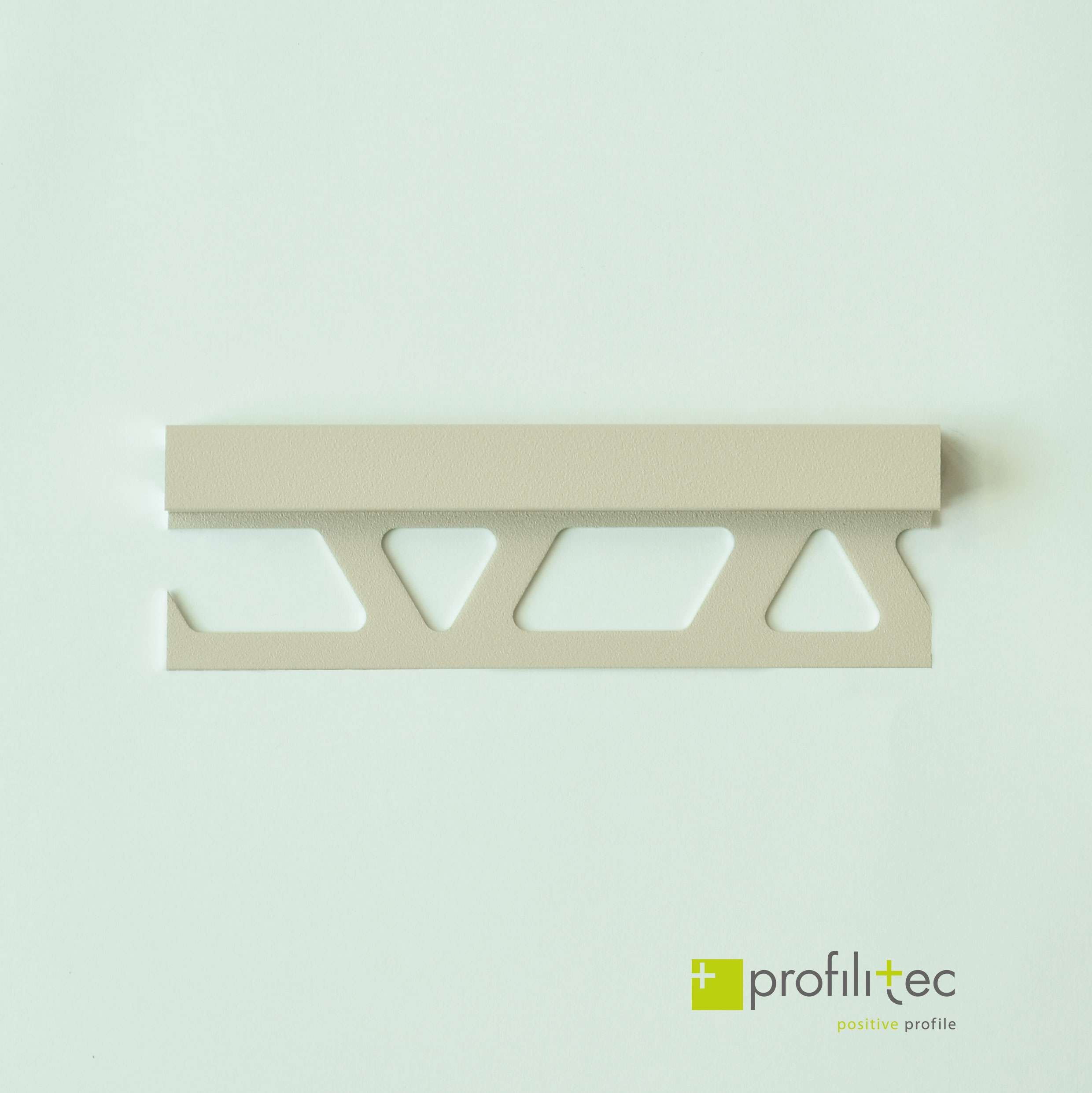 Wall Tile Edge Trim Kerajolly Aluminum Embossed Khaki 3/8" (10 mm) x 106-5/16"