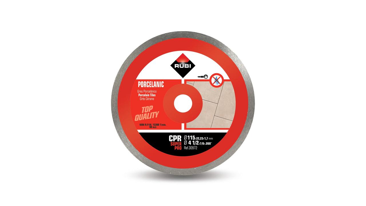 Porcelain Tile Diamond Blade CPR-115 Continuous Superpro