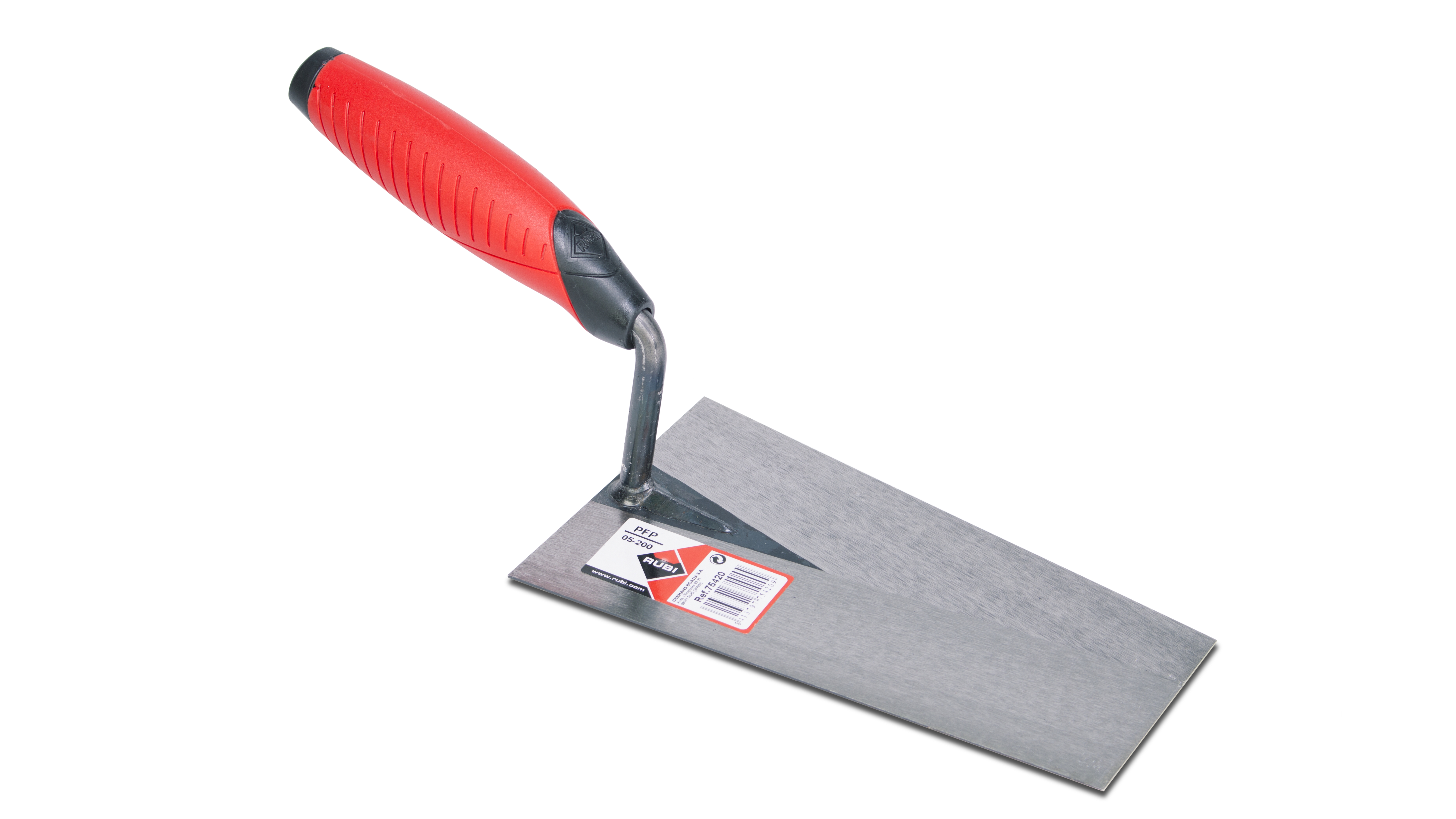 Brick Trowel PFP05-200 with Bi-Material Rubiflex Handle 4-5/16" x 7-7/8"