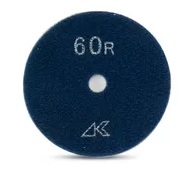 Polishing Pad Ceramica Dry with Hook & Loop Blue 60 Grit 4"