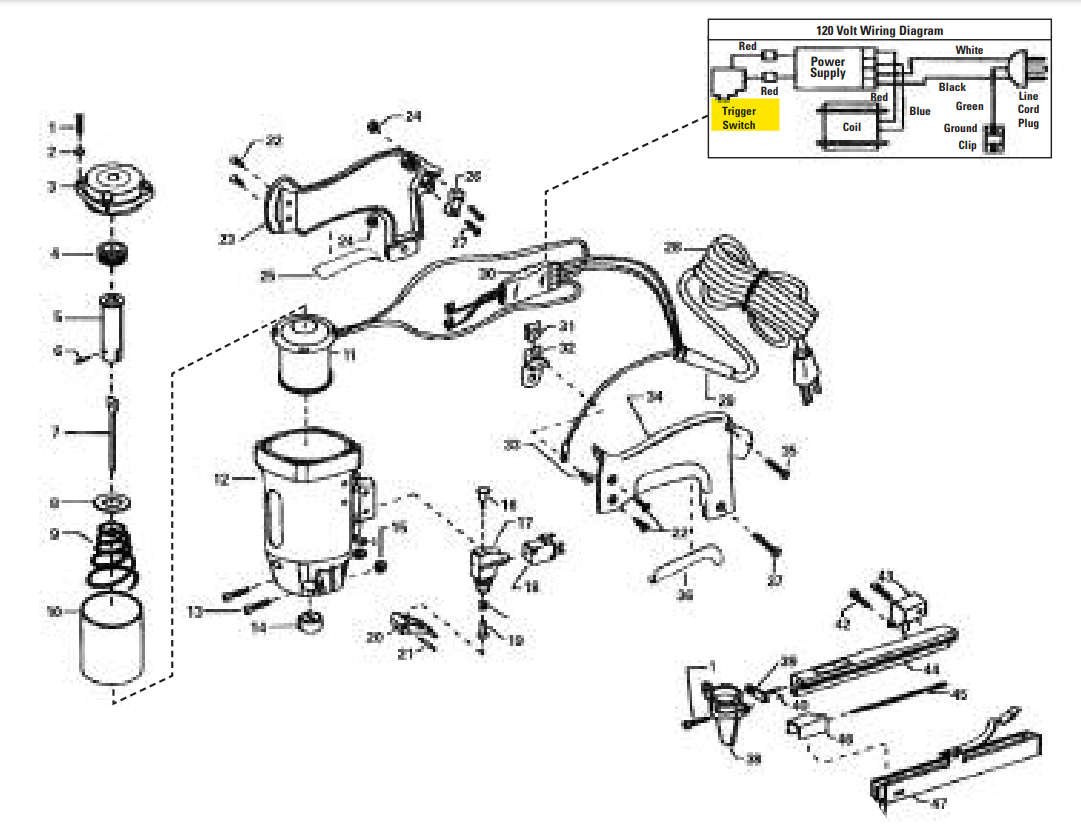 Trigger Assembly for 10-600