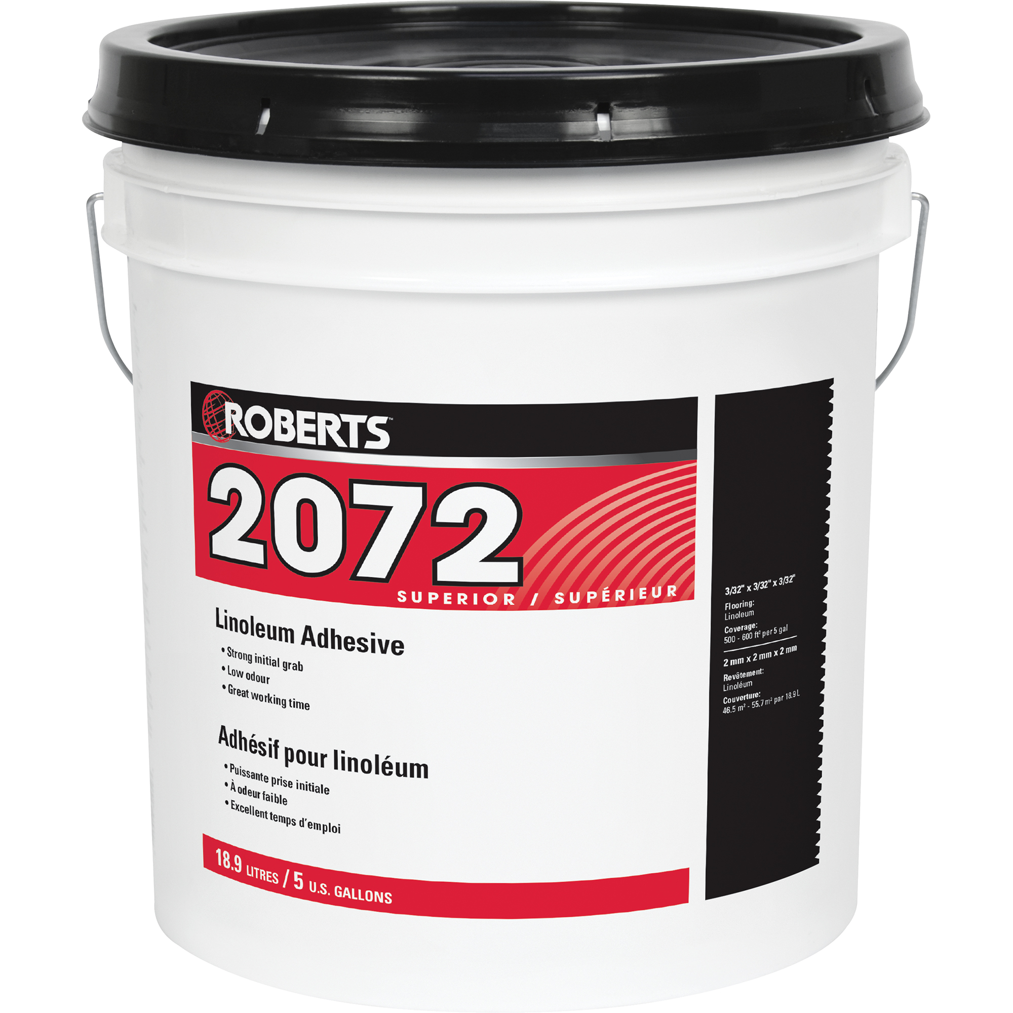 Superior Adhesive 2072 (3072) for Linoleum 5 gal