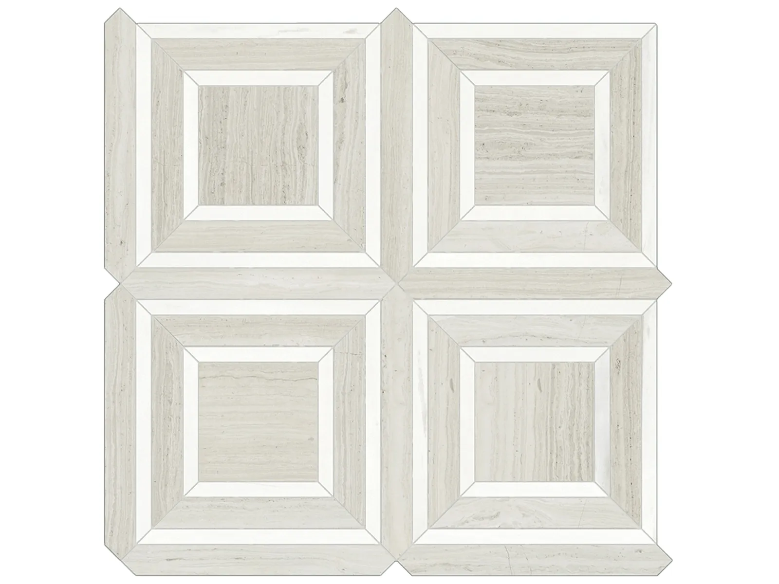 Mosaic Mayfair Strada Ash Polished 12" x 12"