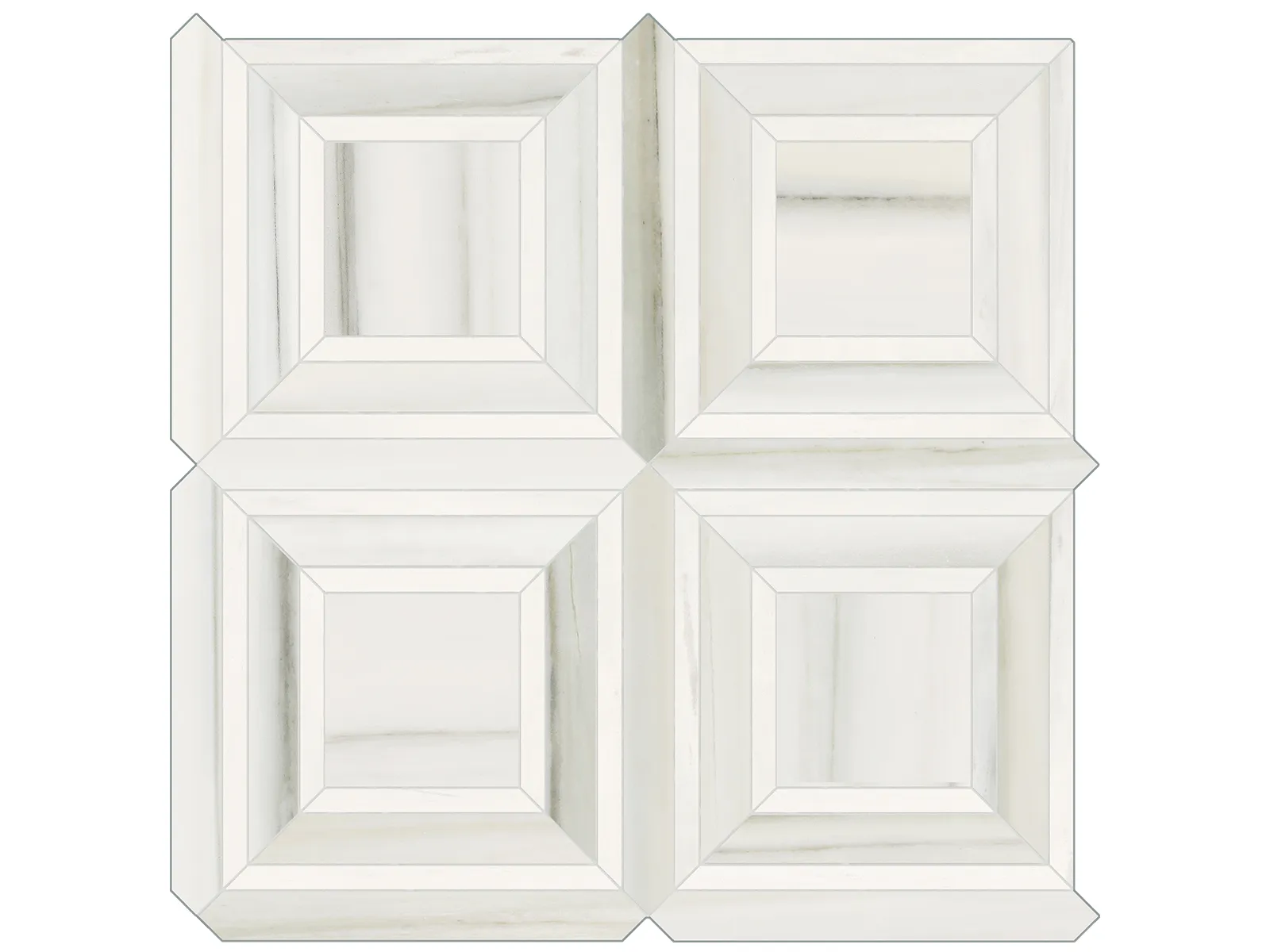 Mosaic Mayfair Zebrino Polished 12" x 12"