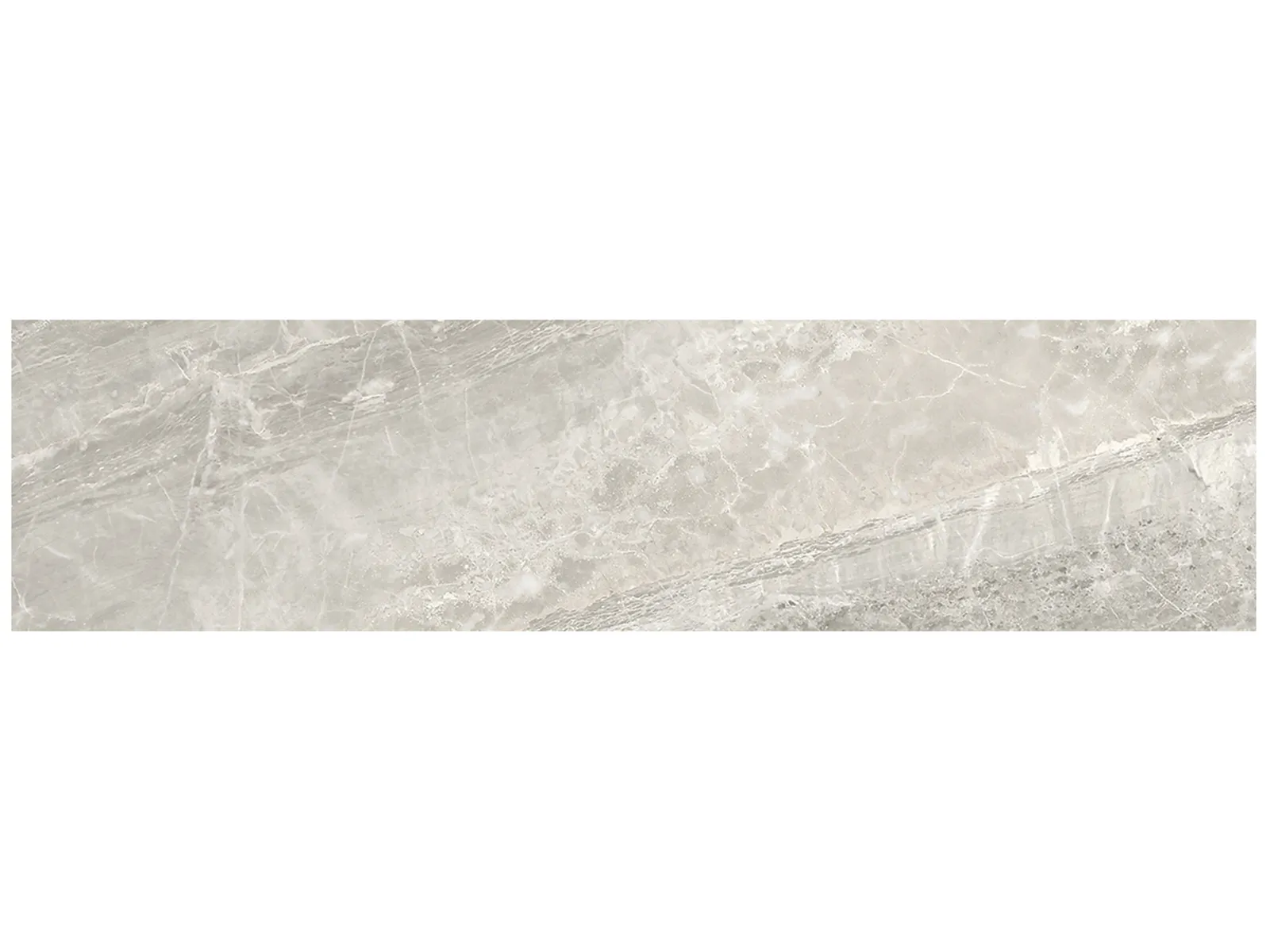 Wall & Floor Tile Bullnose Edge Trim Mayfair Porcelain Stella Argento polie 3" x 12"
