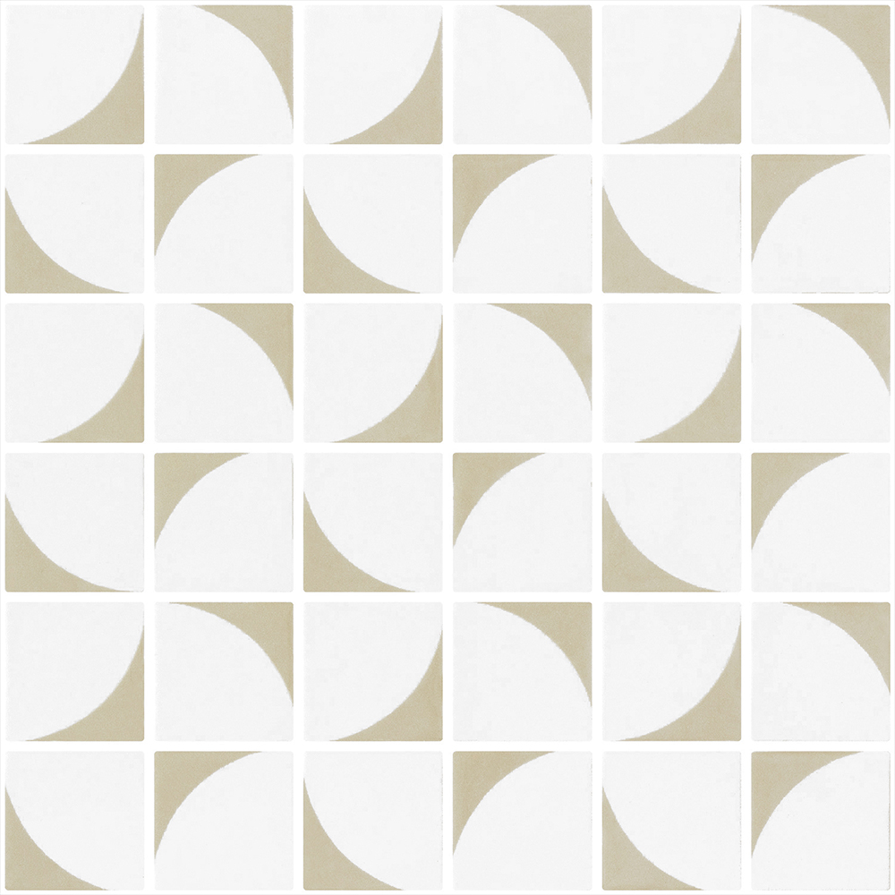 Mosaic Penta Memphis Beige Matte 12" x 12"
