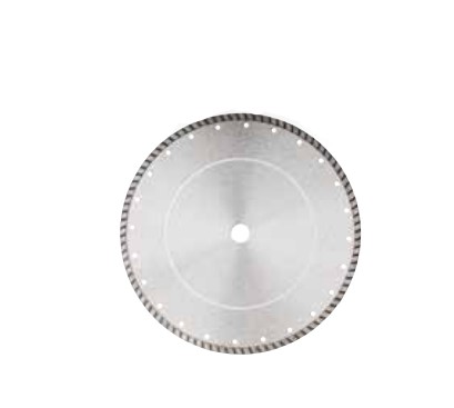 Lame diamanté pour scie à céramique humide turbo segmenté pour materiaux de construction 14"