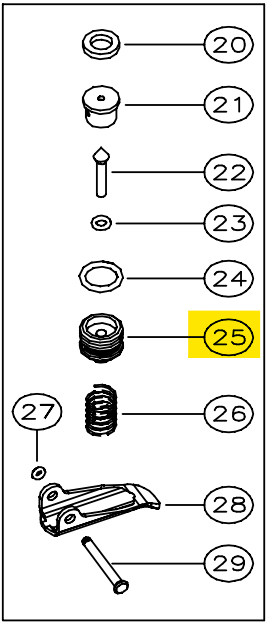Plunger Cap for JS16-54 and JS16-34M