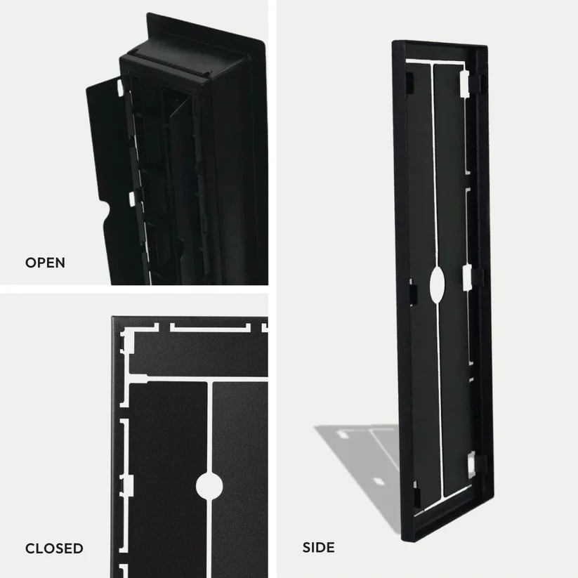 Damper Lite Black 4" x 10"
