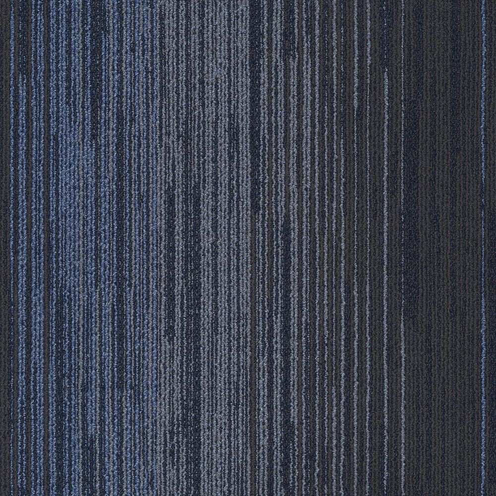 Carpet Tiles Allure Gradient Blue 19-11/16" x 19-11/16"