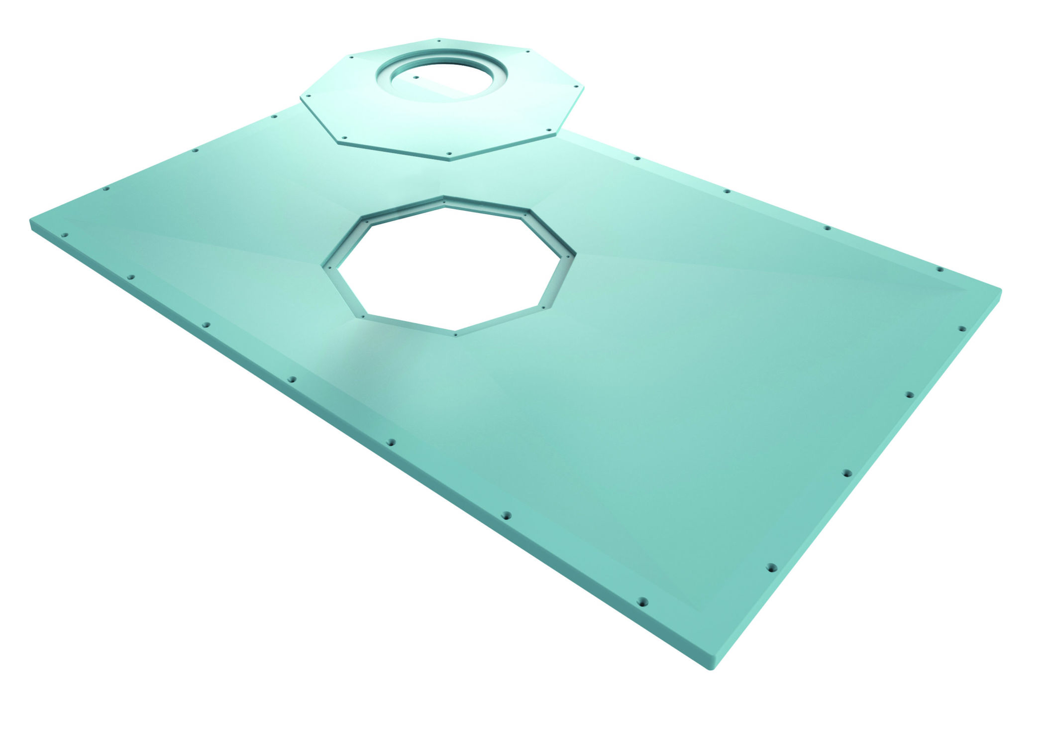 Tuff Form8 Gabarit de base de douche 59" x 47 1/4"