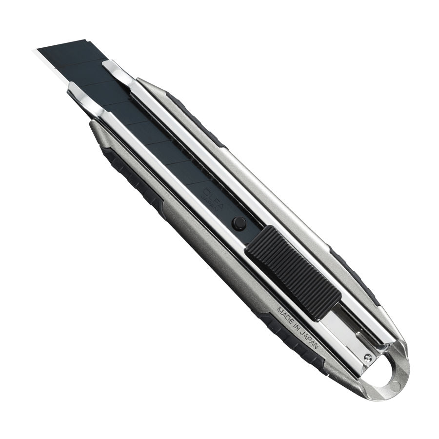 Couteau utilitaire robuste en aluminium avec verrouillage automatique 18 mm