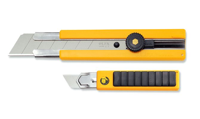 H1 Couteau utilitaire extra robuste 25 mm