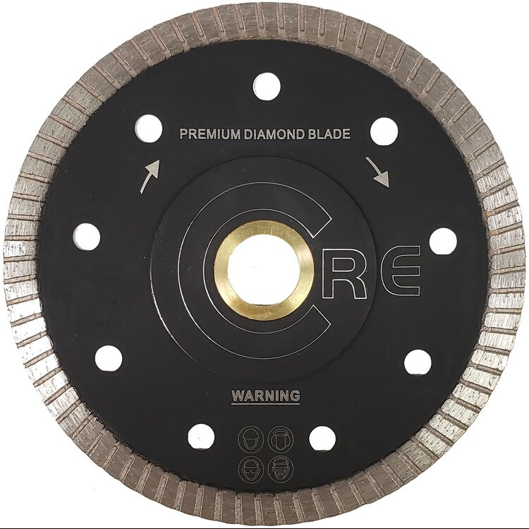 Thin Turbo Segment Blade Capos for Porcelain 4" 