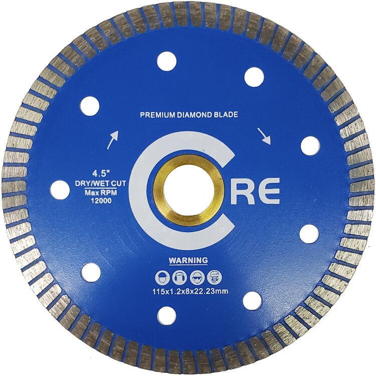 Thin Turbo Segment Blade Papos for Porcelain 4.5"