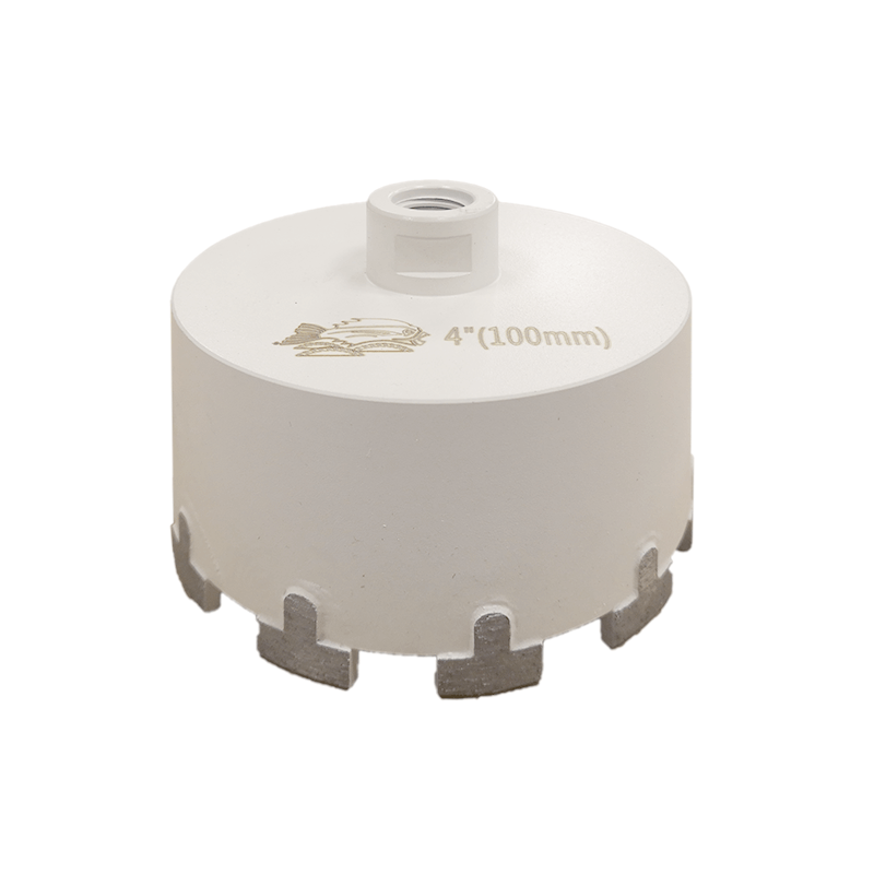Trépan diamenté à sec/humide PAUCM Series 4" pour porcelaine