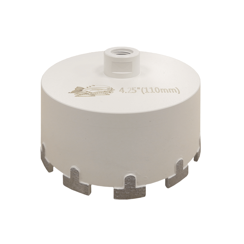 Trépan diamenté à sec/humide PAUCM Series 4-1/4" pour porcelaine