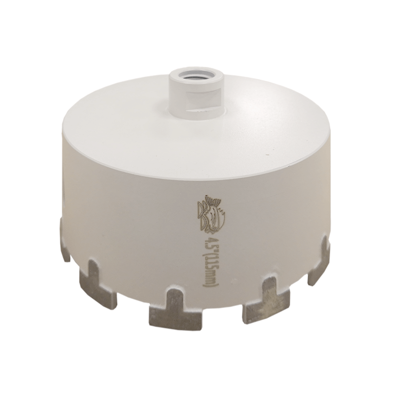 Trépan diamenté à sec/humide PAUCM Series 4-1/2" pour porcelaine
