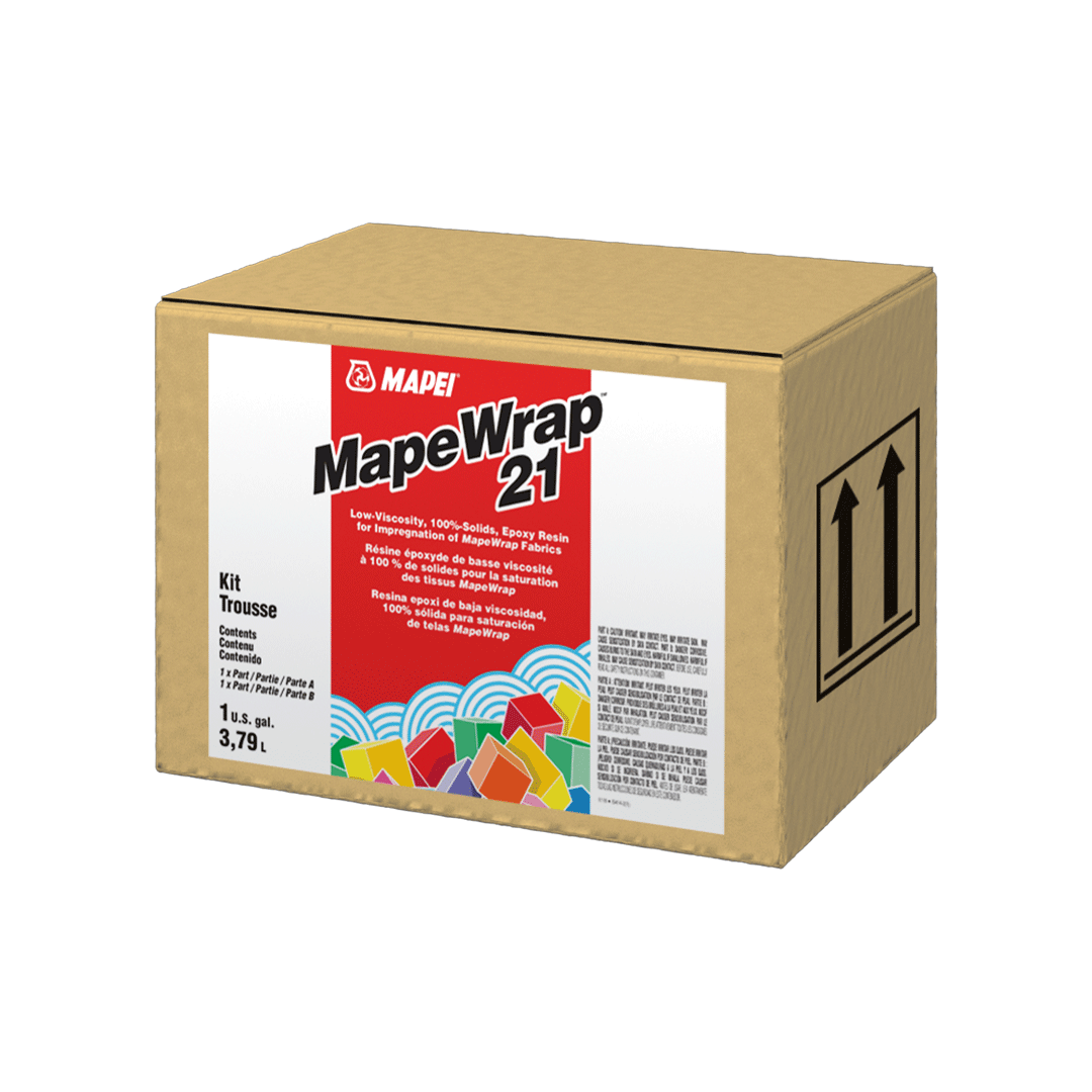 Mapei - MapeWrap 21 Epoxy Coating Kit Part A + B 1 gal