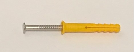 Armor Tile SS Pin for Surface Tile - #33538 Federal Yellow - 1/4" x 2"