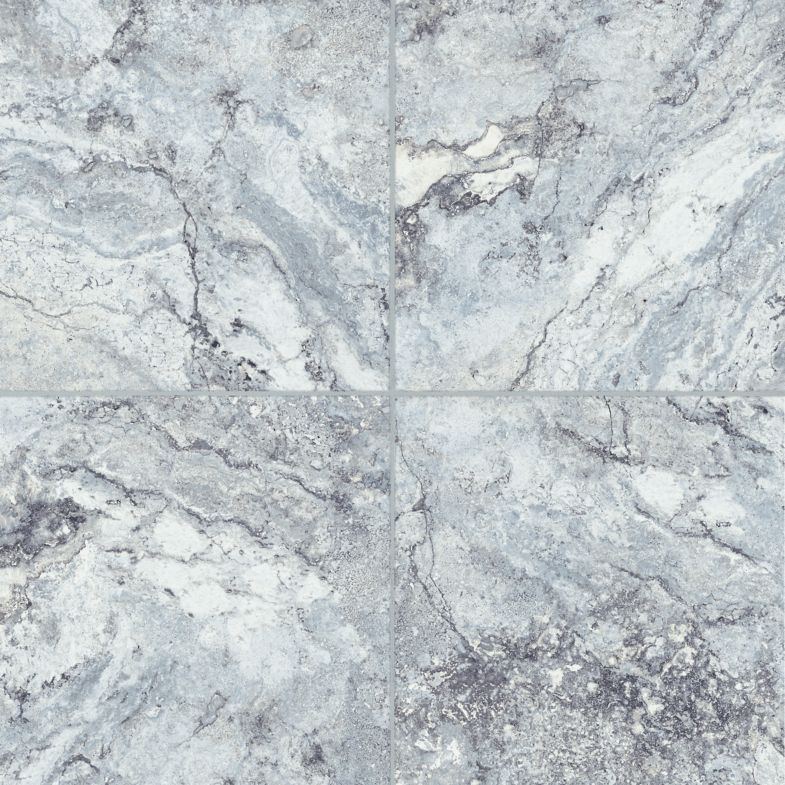 Vinyl Tiles Alterna #D4015 Fog Lapis Glue Down 16" x 16"