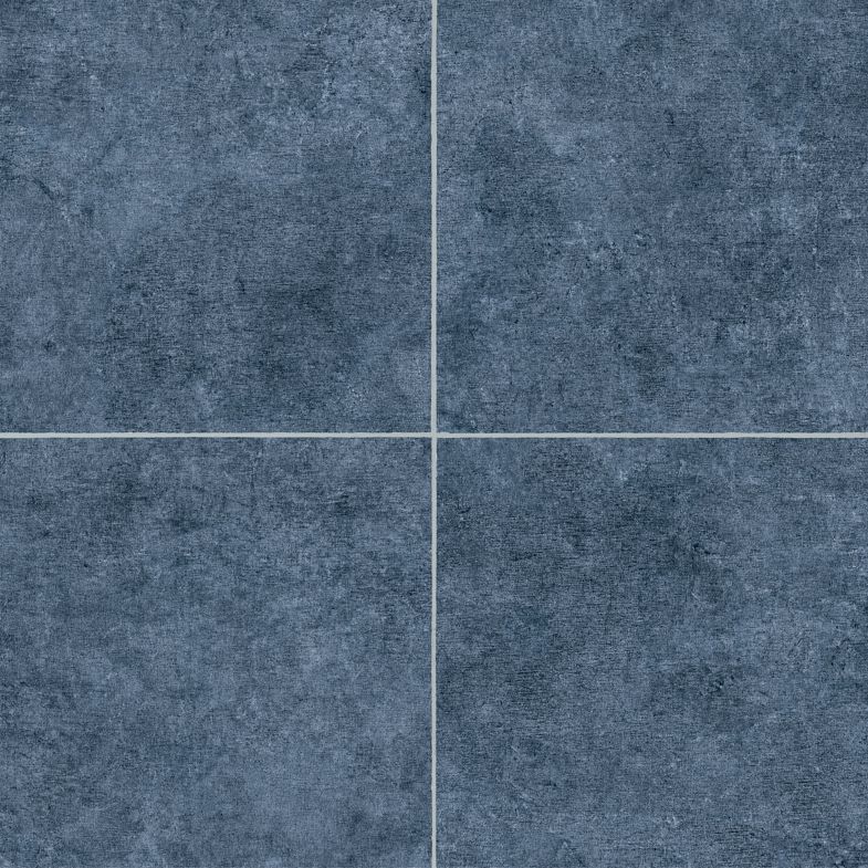 Vinyl Tiles Alterna #D4179 Denim Blue Glue Down 16" x 16"