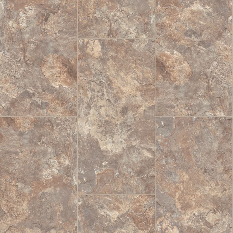 Planches de vinyle Alterna #D7106 Beige Collé au sol 12" x 24"