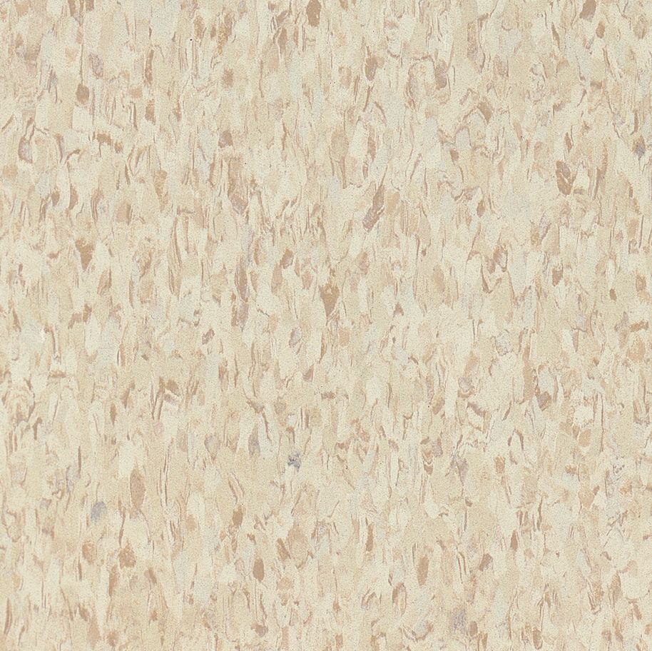 Tuiles de vinyle Standard Excelon Imperial Texture Sandrift White Collé au sol 12" x 12"