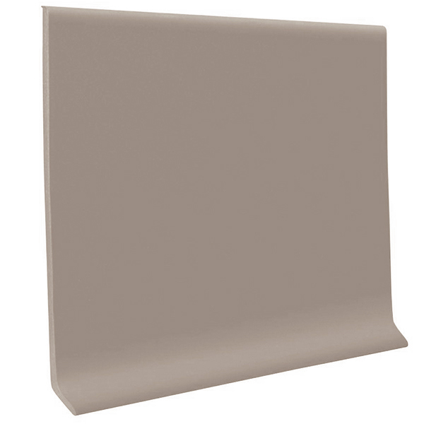 Coved Vinyl Wall Base Coil Roppe Pinnacle Rubber 4" #140 Fawn 120' Roll