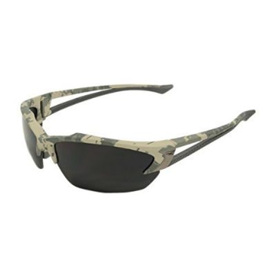 EDGE EYEWEAR Mens BRAZAEU Polarized Safety Glasses (SKULL)