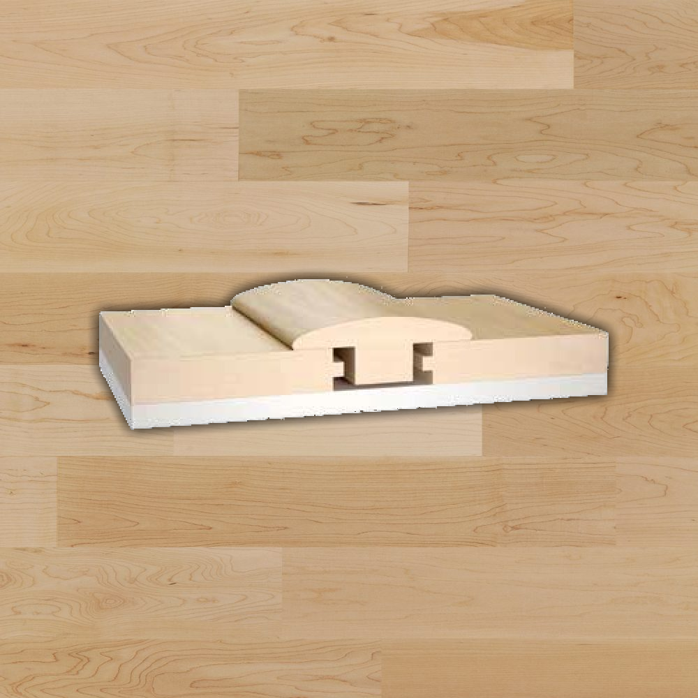 Engineered Hardwood Silenzio Ultra-Matte T-Molding Canadian Hard Maple 84"