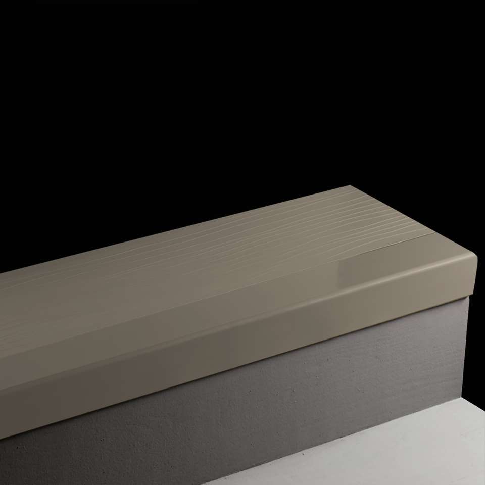 Johnsonite Angle Fit Rubber Stair Treads BMNT 29 SQ Bamboo 29 Moon