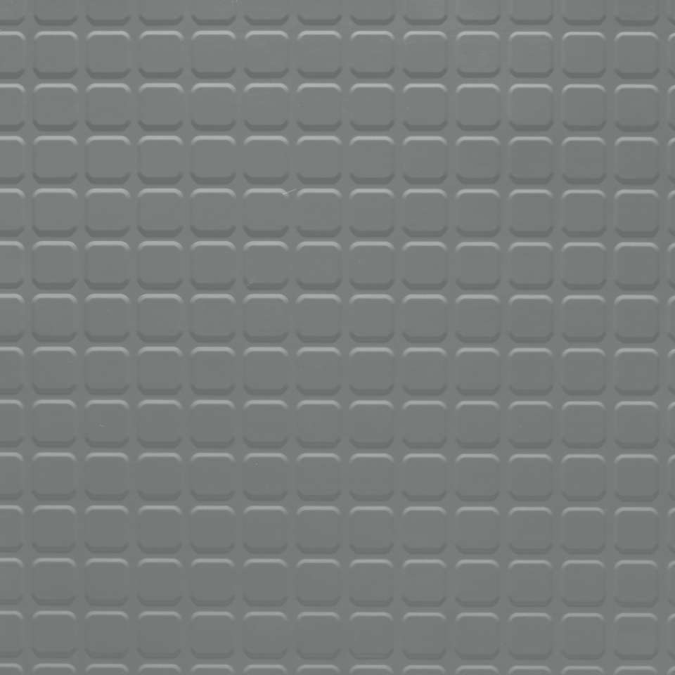 Solid Color - 1/8" Raised Square Solid #38 Pewter - Tile 24" x 24"