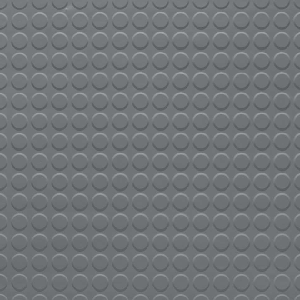 Solid Color - 1/8" Raised Round Solid #28 Medium Grey - Tile 24" x 24"