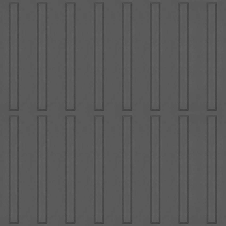 Tactile Warning Surface in Rubber - Tactile Guide Solid #40 Black - Tile 24" x 24"