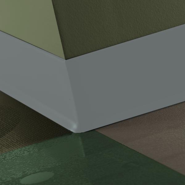 Traditional Vinyl #28 Medium Grey Wallbase 2-1/2" x 120' - 1/16"