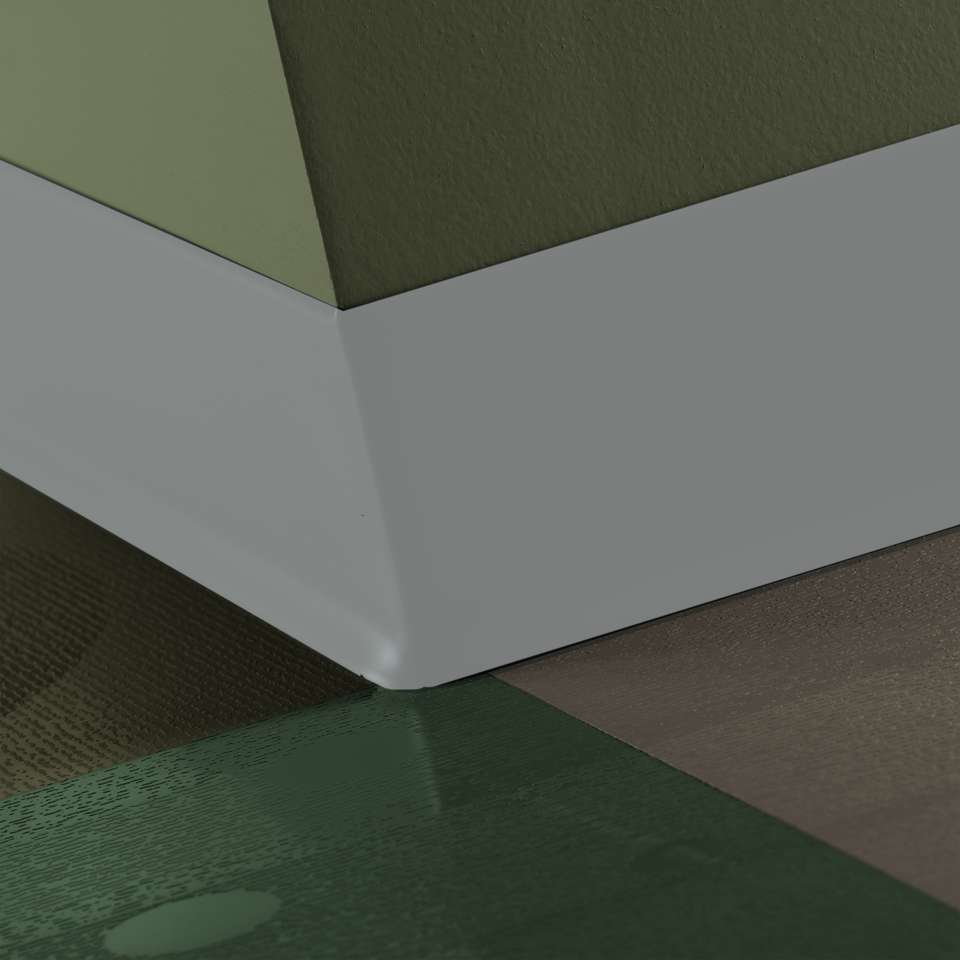 Vinyle Traditionnel 5/64" (type TV) - CB 38 4 X 120 .080 TOE Traditional Vinyl 4" .080 #38 Pewter - Wallbase 120'