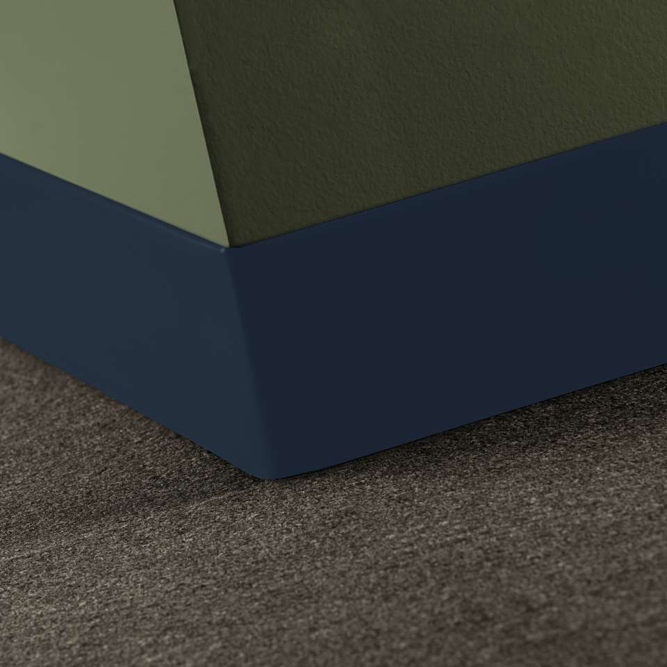 Traditional Vinyl 1/8" (Type TV) - 4" Toeless #TH3 Inkwell - Wallbase 120'