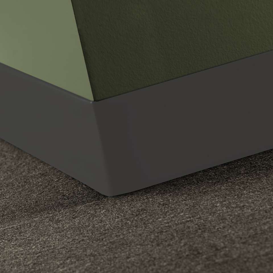 Traditional Vinyl 5/64" (Type TV) - CBT 44 6 X 120 .080 TOELESS Traditional Vinyl 6" .080 Toeless #44 Dark Brown - Wallbase 120'