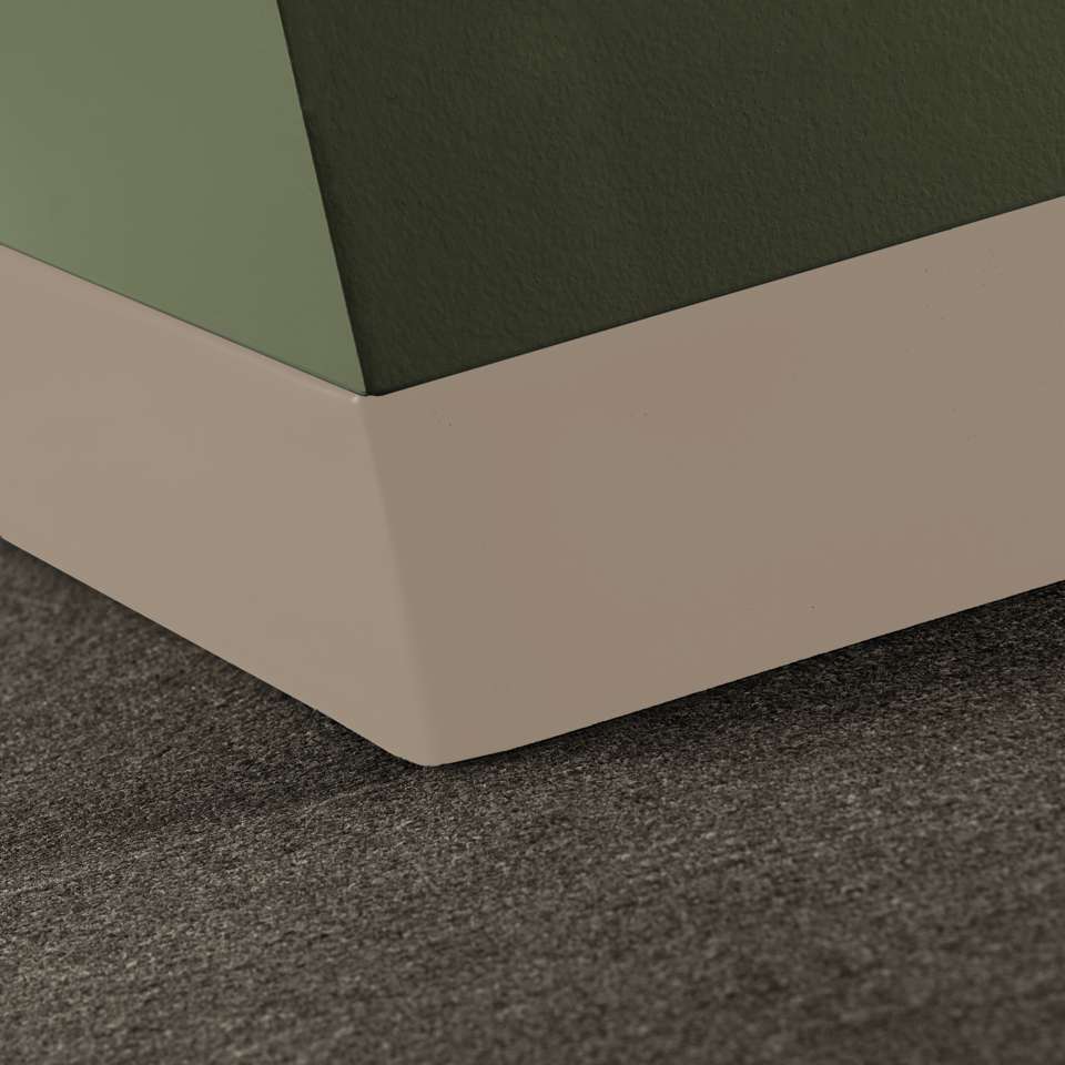 Traditional Vinyl 5/64" (Type TV) - CBT 49 6 X 120 .080 TOELESS Traditional Vinyl 6" .080 Toeless #49 Beige - Wallbase 120'