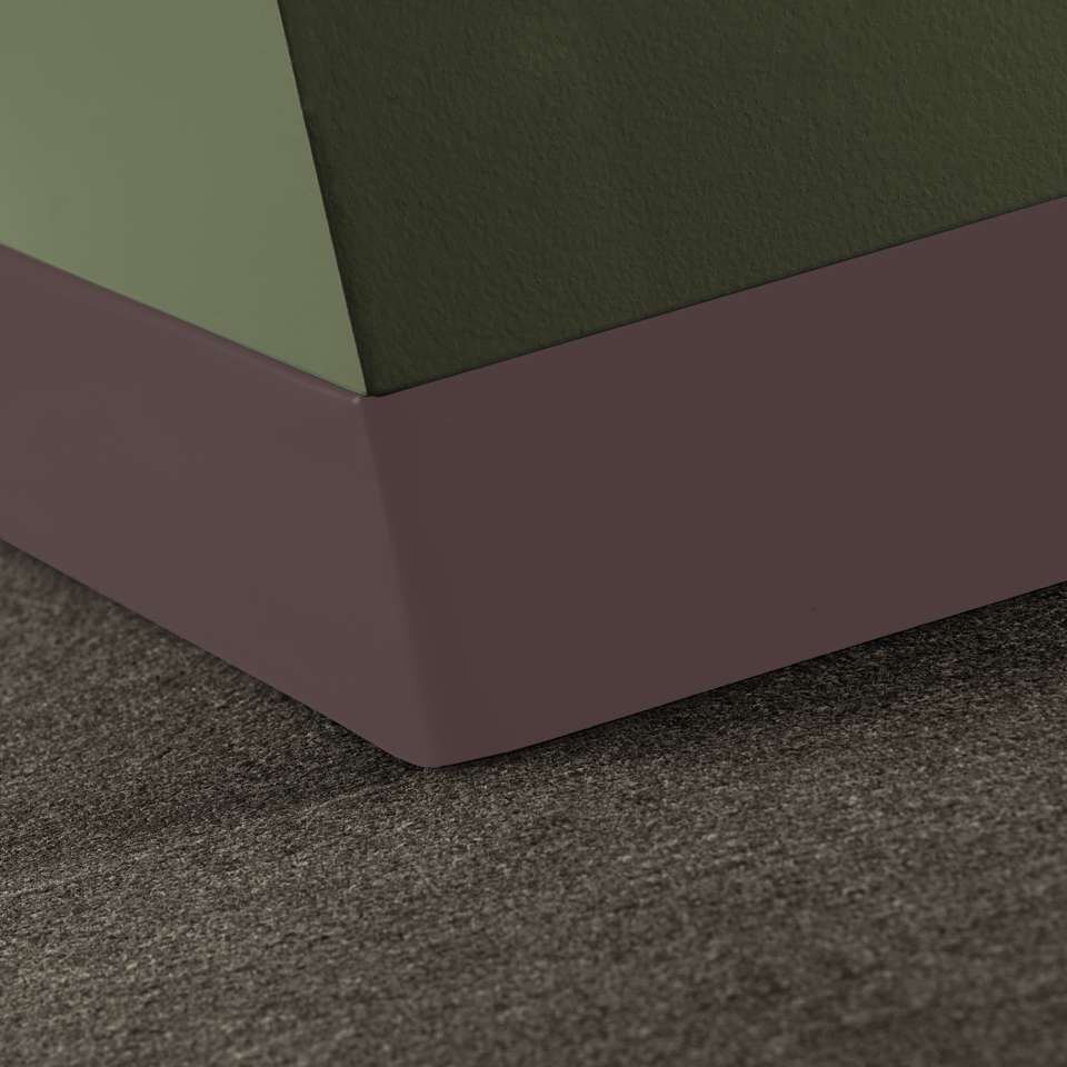 Traditional Vinyl 5/64" (Type TV) - CBT 85 6 X 120 .080 TOELESS Traditional Vinyl 6" .080 Toeless #85 Burgundy - Wallbase 120'