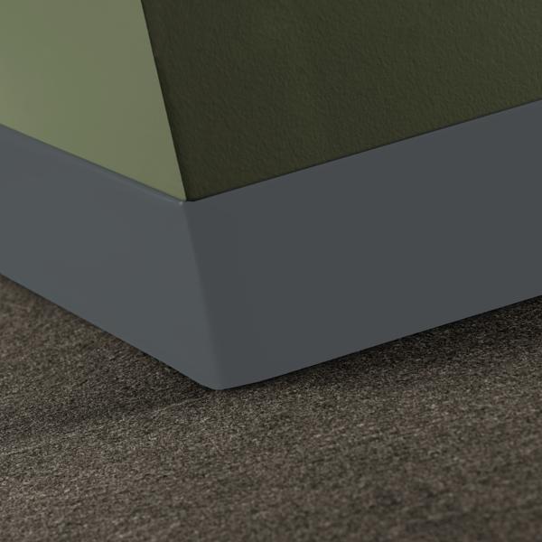 Traditional Vinyl #TA6 Bedrock Toeless Wallbase 6" x 120' - 1/16"