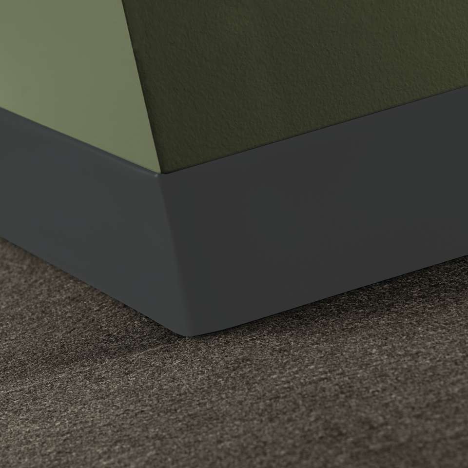 Traditional Vinyl 5/64" (Type TV) - CBT 40 6 X 4 .080 TOELESS Traditional Vinyl 6" .080 Toeless #40 Black - Wallbase 4' (Pack of 30)