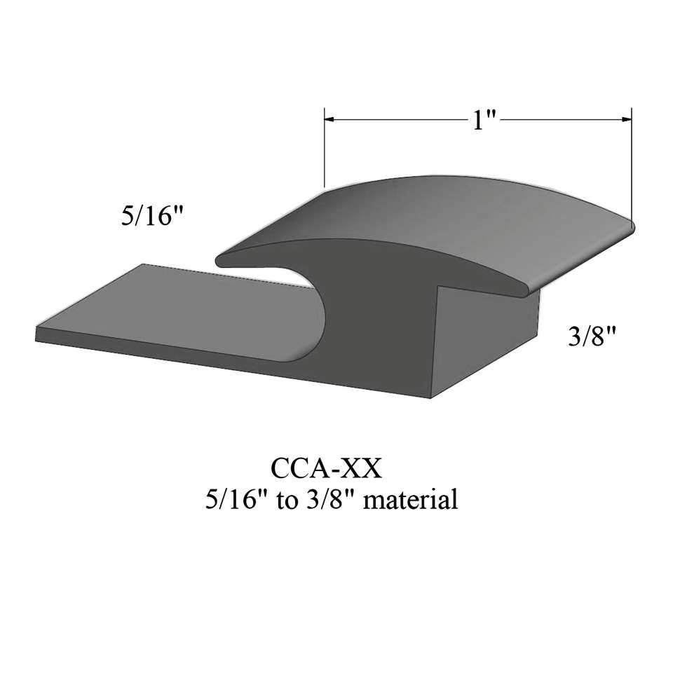 Adaptors - 5/16" to 3/8" material #20 Charcoal 12'